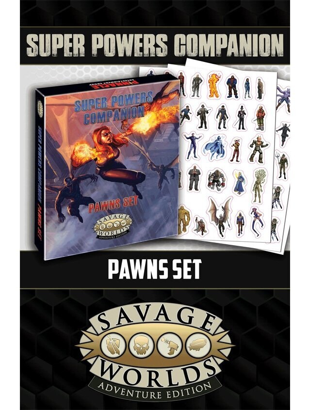 Savage Worlds Super Powers Pawns Boxed Set #1