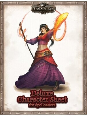 The Dark Eye Deluxe Character Sheets For Spellcasters