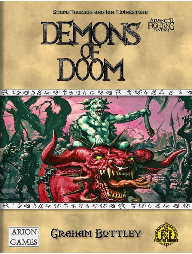 Advanced Fighting Fantasy Demons Of Doom (Softback + PDF)