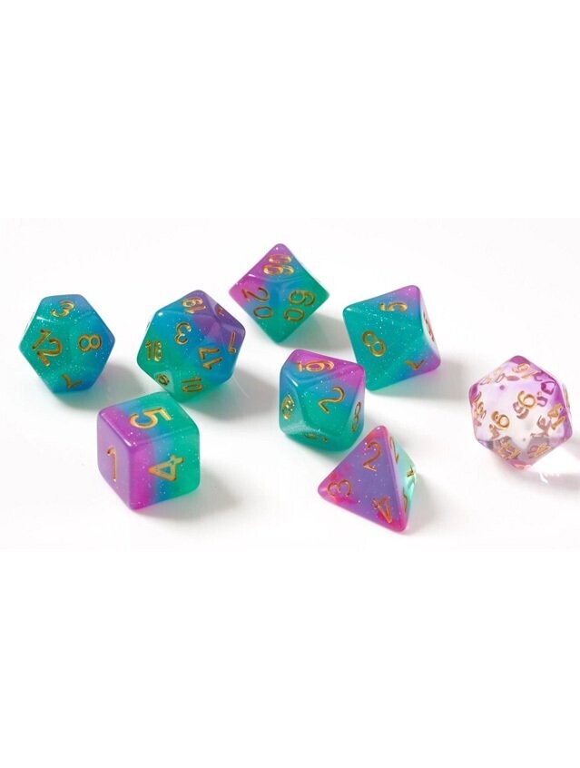 Northern Lights Polyhedral Dice Set