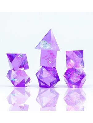 Cloak And Dagger Purple Polyhedral Dice Set
