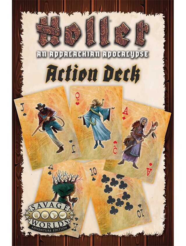 Savage Worlds Holler An Appalachian Apocalypse Action Deck