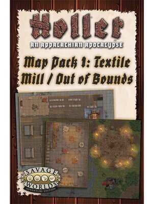 Savage Worlds Holler An Appalachian Apocalypse Map Pack 1 Textile Mill / Out Of Bounds