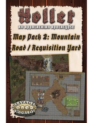 Savage Worlds Holler An Appalachian Apocalypse Map Pack 2 Mountain Road / Requisition Yard