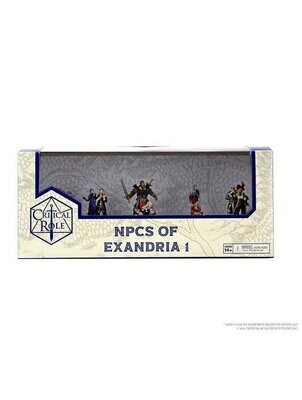 Critical Role Pre Painted Miniatures NPCs Of Exandria Set 1