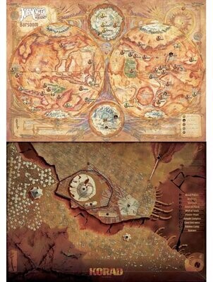 John Carter Of Mars Adventures On The Dying World Of Barsoom Legacy Map Of Barsoom