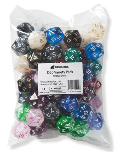 D20 x 50 Variety Pack