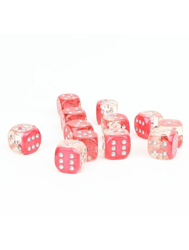 16mm Diamonds 12 x D6 Dice Set