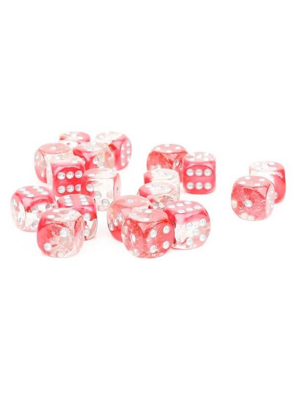 12mm Hearts 18 x D6 Dice Set