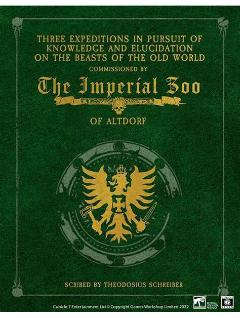 Warhammer Fantasy Roleplay RPG The Imperial Zoo Collector's Edition