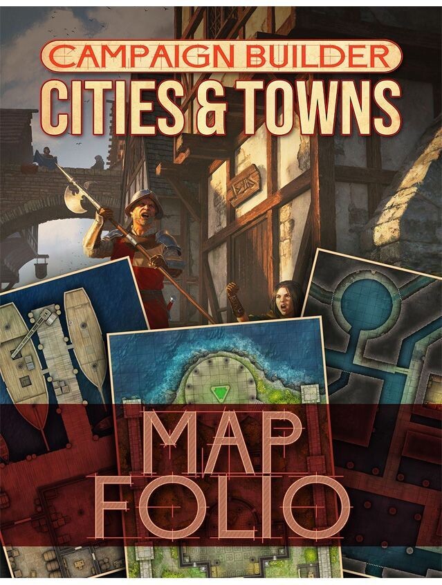 Campaign Builder Cities And Towns Map Folio 5e
