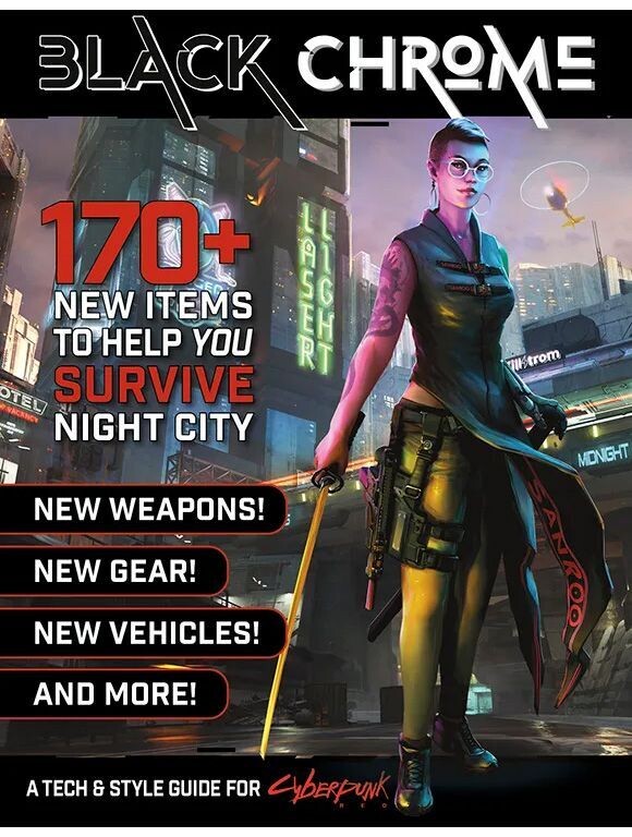Cyberpunk Red The Roleplaying Game Black Chrome