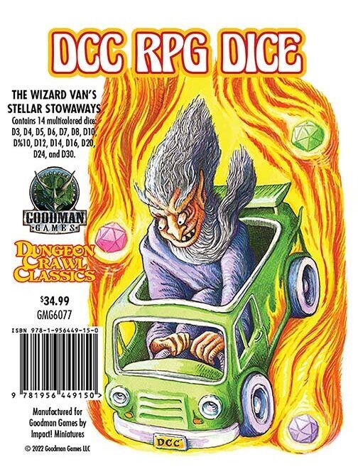 Dungeon Crawl Classics DCC Dice The Wizard Van's Stellar Stowaways