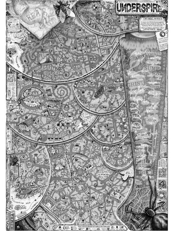 Spire The City Must Fall RPG Underspire Map