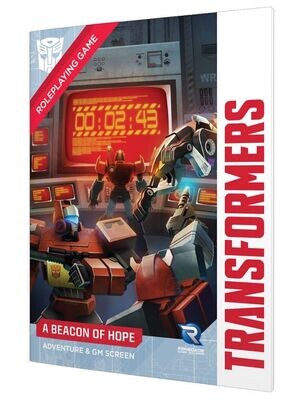 Transformers Roleplaying Game A Beacon Of Hope Adventure Book & GM’s Screen