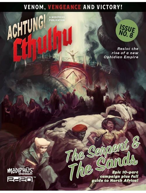 Achtung! Cthulhu 2d20 RPG The Serpent And The Sands