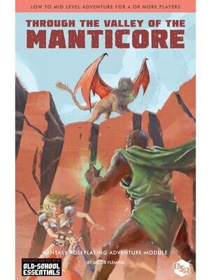 Through The Valley Of The Manticore + Canyon Map (Softback + PDF)