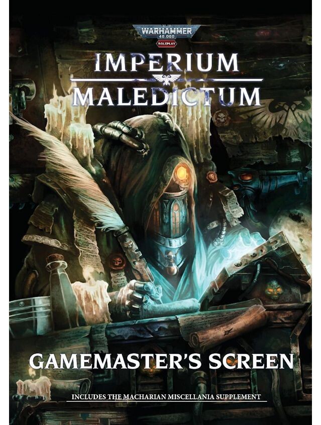 Warhammer 40,000 Roleplay RPG Imperium Maledictum Gamemaster's Screen