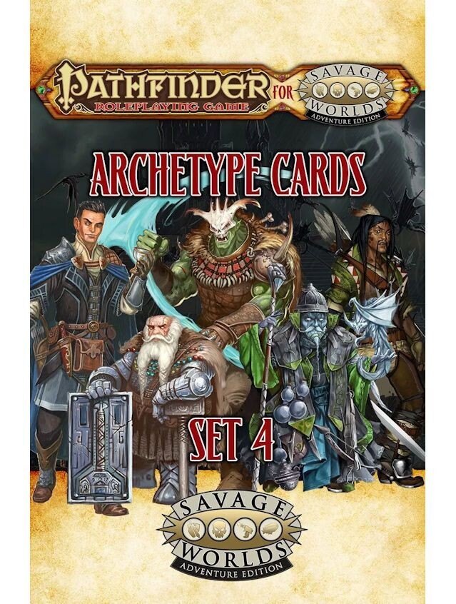 Savage Worlds Pathfinder Archetype Cards Set 4