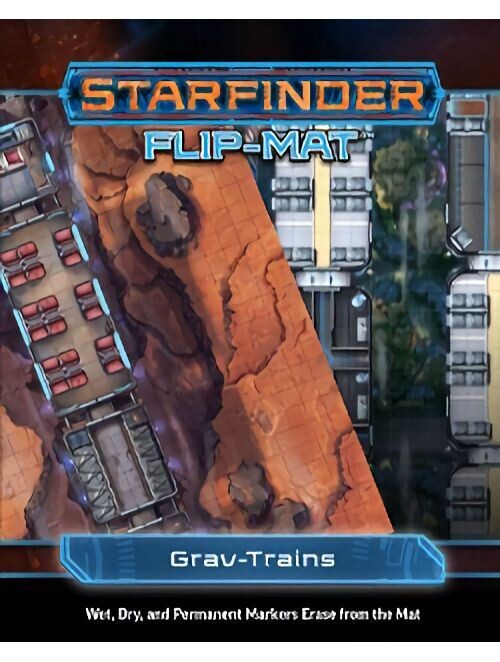 Starfinder RPG Flip-Mat Grav Trains Starfinder RPG Flip-Mat Grav Trains