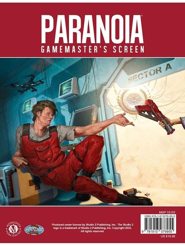 Paranoia RPG 2E Gamemaster's Screen
