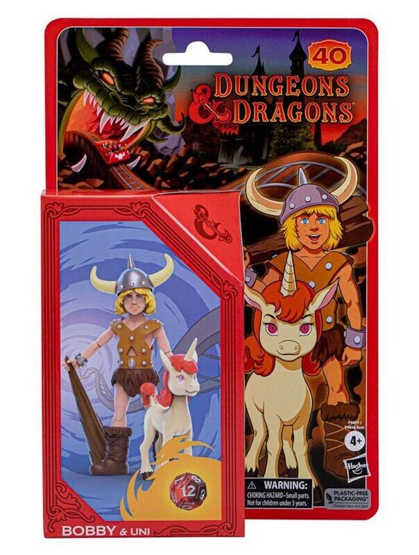 Dungeons & Dragons Cartoon Classics Action Figure Bobby & Uni