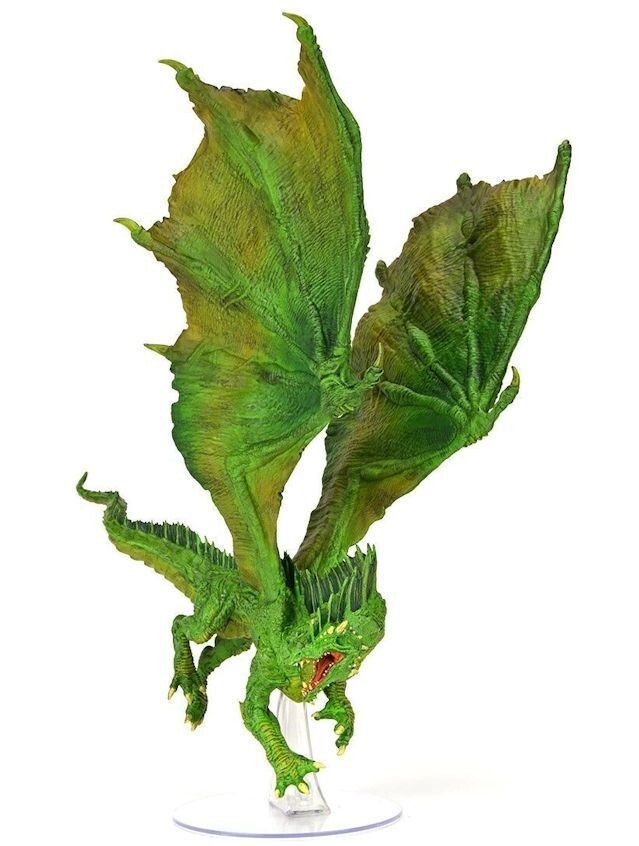 Dungeons & Dragons Icons Of The Realms Premium Figure Adult Green Dragon