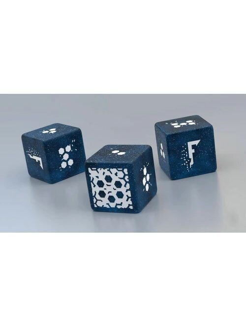 Fragged Empire 2nd Edition 3d6 Dice Set Star Blue