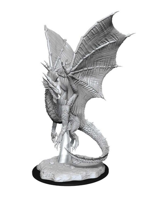 Dungeons & Dragons Nolzur's Marvelous Miniatures Young Silver Dragon (Wave 11)
