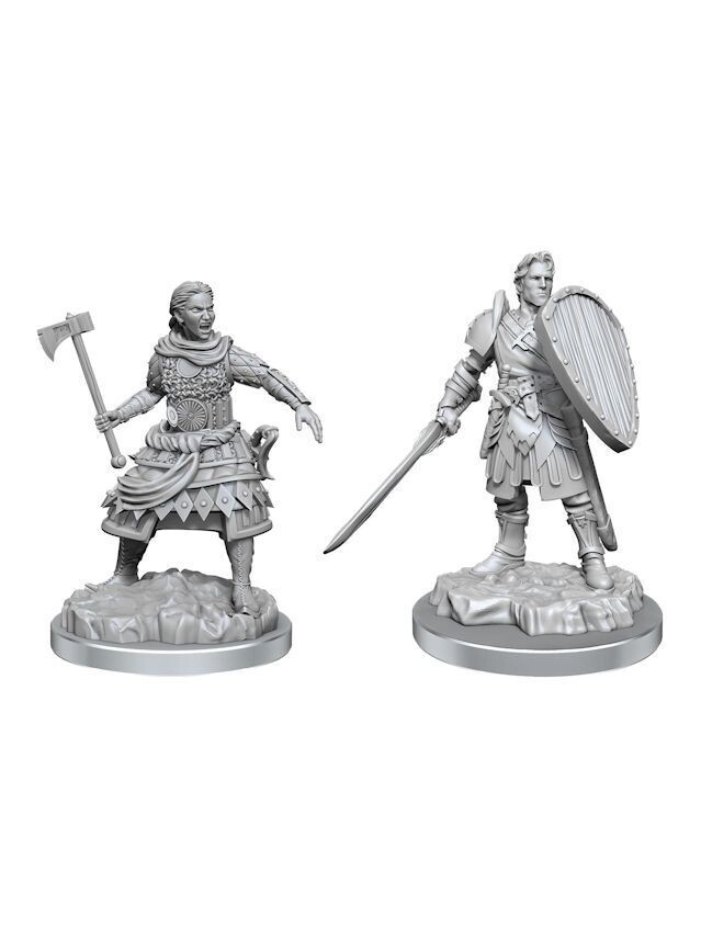 Dungeons & Dragons Nolzur's Marvelous Miniatures Human Fighters (Wave 21)