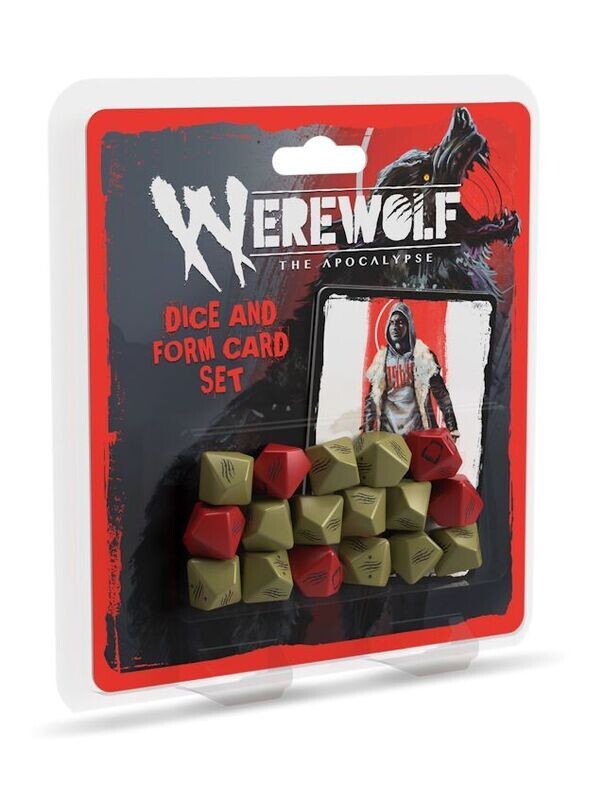 Werewolf The Apocalypse 5th Edition Dice And Form Card Set