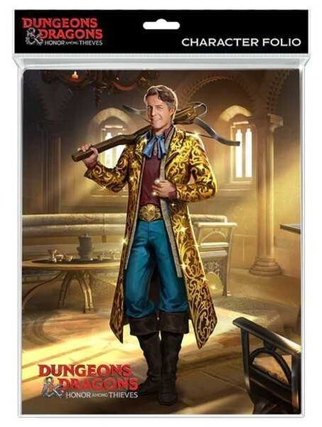 Dungeons & Dragons Honour Among Thieves Character Folio With Stickers Forge Hugh Grant