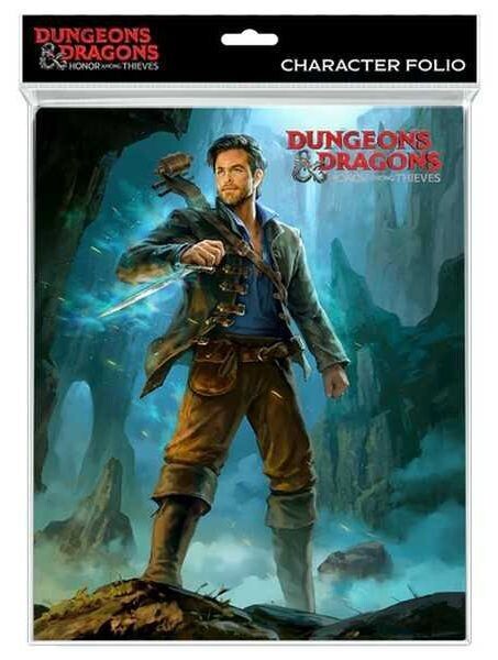 Dungeons & Dragons Honour Among Thieves Character Folio With Stickers Edgin Chris Pine