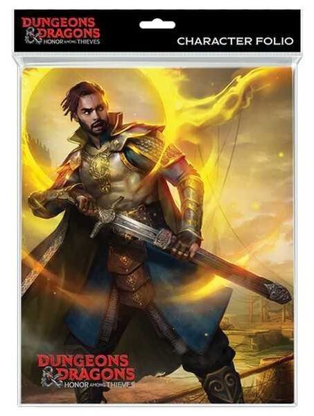 Dungeons & Dragons Honour Among Thieves Character Folio With Stickers Xenk Regé-Jean Page