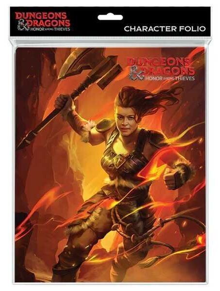 Dungeons & Dragons Honour Among Thieves Character Folio With Stickers Holga Michelle Rodriguez