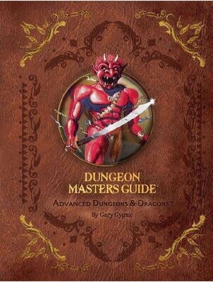 Dungeons & Dragons 1E Advanced D&D (POD) Dungeon Master's Guide