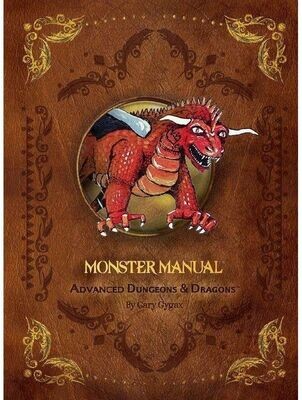 Dungeons & Dragons 1E Advanced D&D (POD) Monster Manual