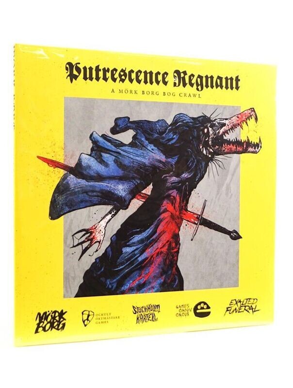Mork Borg RPG Putrescence Regnant Black Phlegm Edition