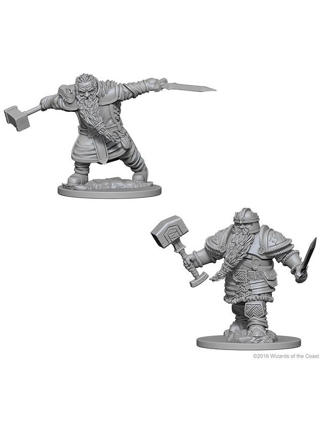 Dungeons & Dragons Nolzur's Marvelous Miniatures Dwarf Male Fighter (Wave 1)
