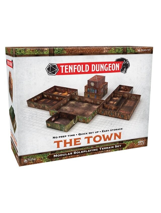 Tenfold Dungeon The Town Modular Roleplaying Terrain Set