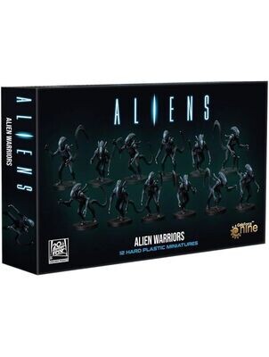 Aliens Alien Warriors 12 Hard Plastic Miniatures