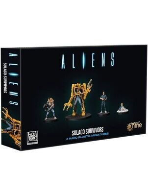 Aliens Sulaco Survivors 4 Hard Plastic Miniatures