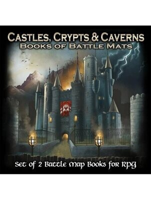 Castles, Crypts & Caverns Books Of Battle Mats