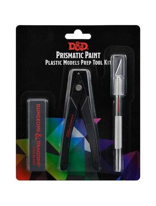 Dungeons & Dragons Prismatic Paint Plastic Models Prep Tool Kit