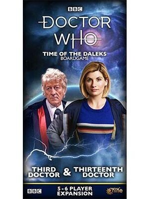 Doctor Who Time Of The Daleks Third, Eighth & Thirteenth Doctor 5 - 6 Player Expansion