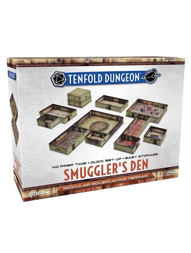 Tenfold Dungeon Smuggler's Den Modular Roleplaying Terrain Set