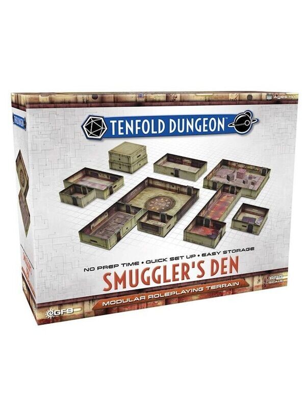 Tenfold Dungeon Smuggler's Den Modular Roleplaying Terrain Set