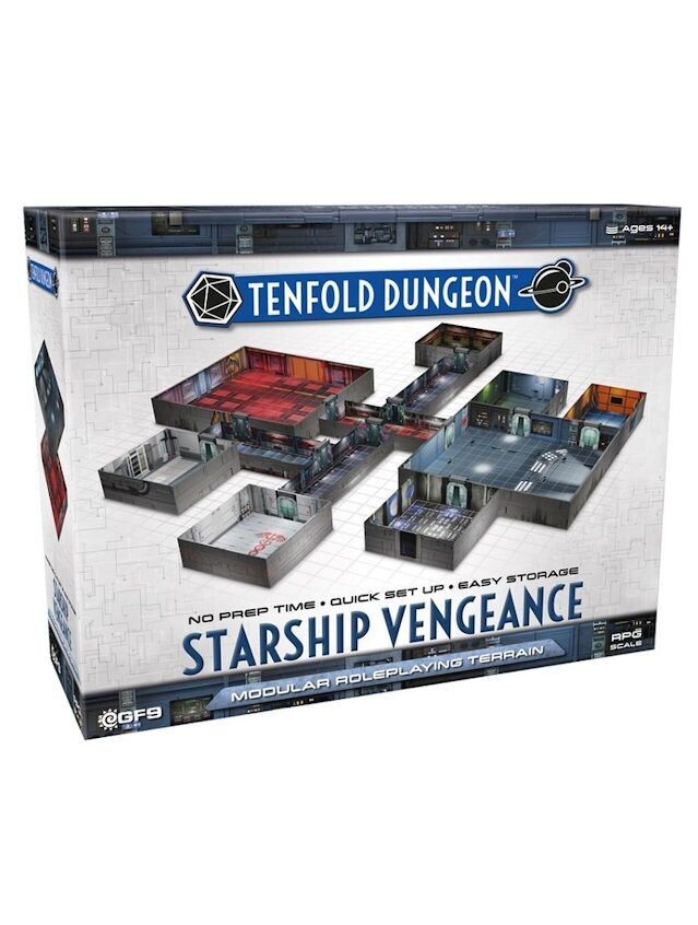 Tenfold Dungeon Starship Vengeance Modular Roleplaying Terrain Set