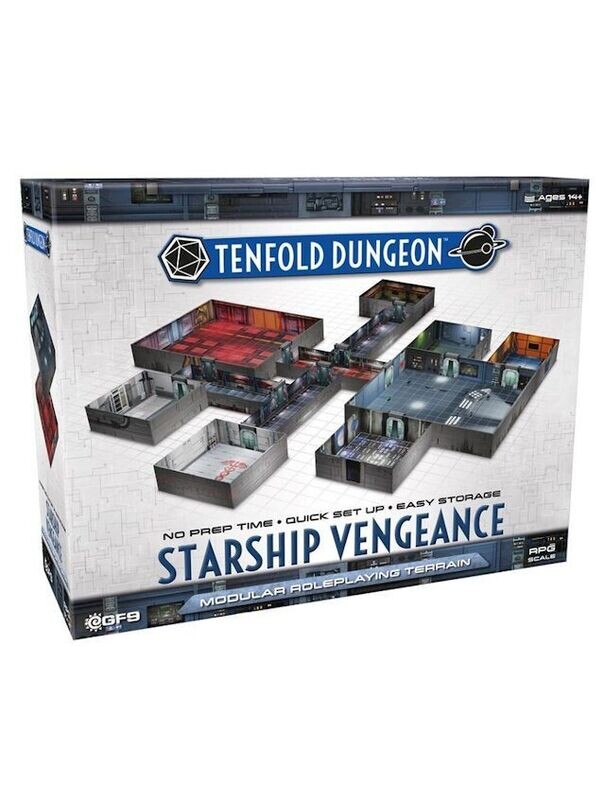Tenfold Dungeon Starship Vengeance Modular Roleplaying Terrain Set