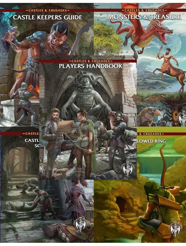 Castles & Crusades RPG Starter Bundle (Hardback + PDF)